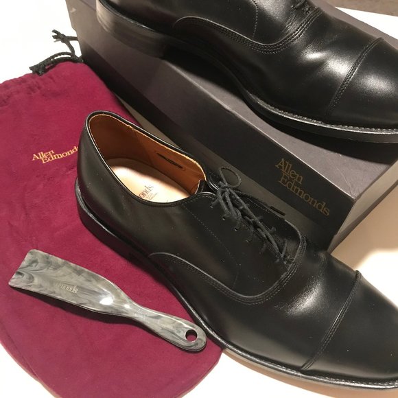 Allen Edmonds Black Park Avenue Oxfords 11.5 D main image 4